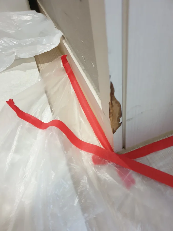 서울 부분도배 시공 전