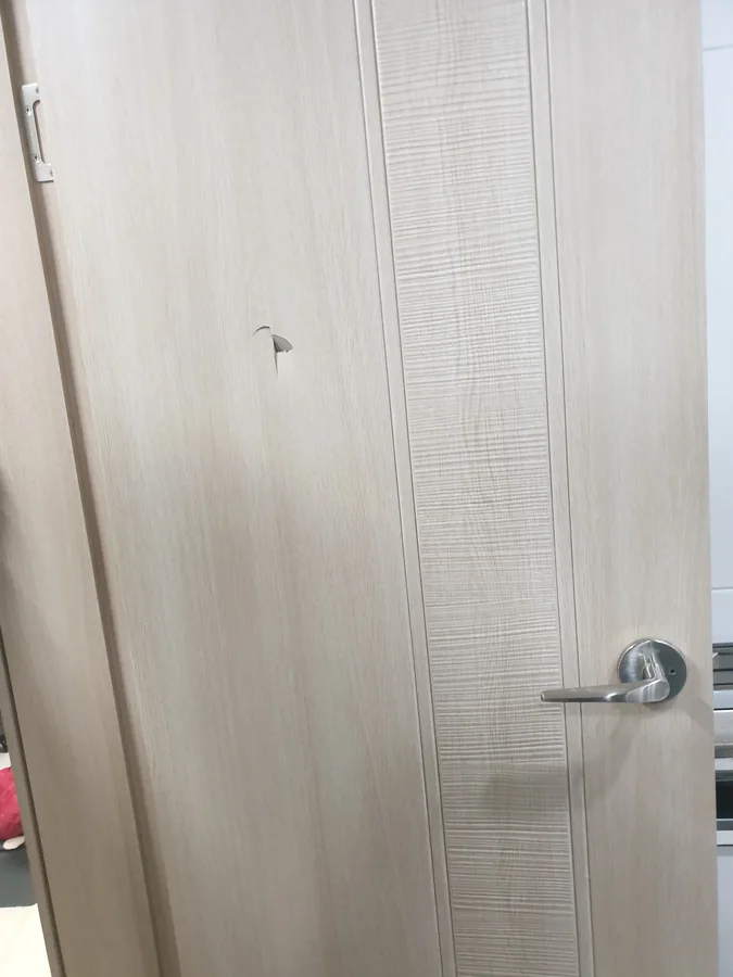 아파트 부분도배 시공 전